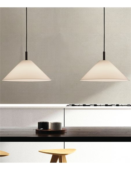 Conica pendant light - Luxcambra - Conical lampshade in 4 colours