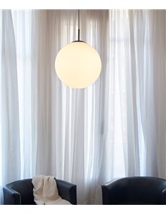 Moon pendant light - Luxcambra - Ball lamp, Ø 30 cm