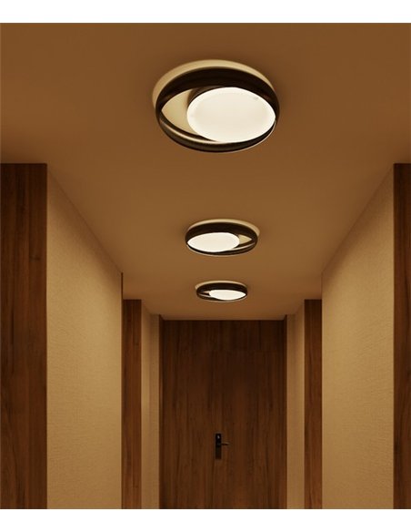 Ring C45 ceiling light - B.lux - Circular design with glass diffuser and uniform light