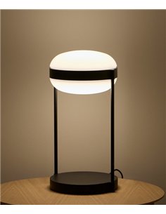 Beaded T table lamp - B.lux - Double blown-glass diffuser with direct and indirect light 2