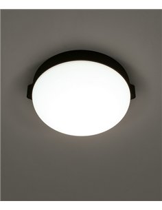 Beaded C ceiling light - B.lux - Circular glass lamp with ambient light