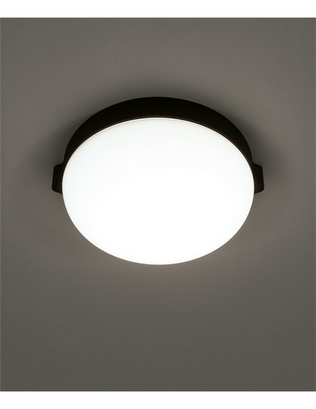 Beaded C ceiling light - B.lux - Circular glass lamp with ambient light