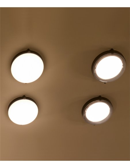 Beaded C ceiling light - B.lux - Circular glass lamp with ambient light
