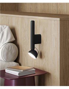 Berry W wall light - B.lux - Adjustable magnetic head with focused light