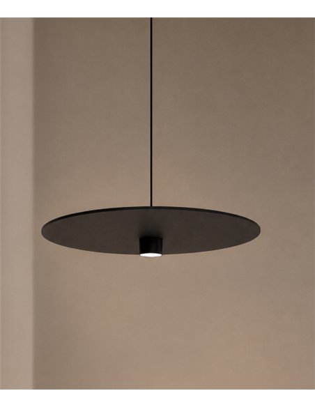 Beira S DK 450 pendant light - B.lux - Minimalist design with circular shade and focused light