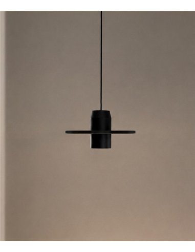 Beira S DK 160 pendant light - B.lux - Pendant lamp with decorative disc and darklight optics