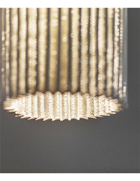 Núa ceiling light - a-emotional light - Sculptural metal mesh design in 2 sizes