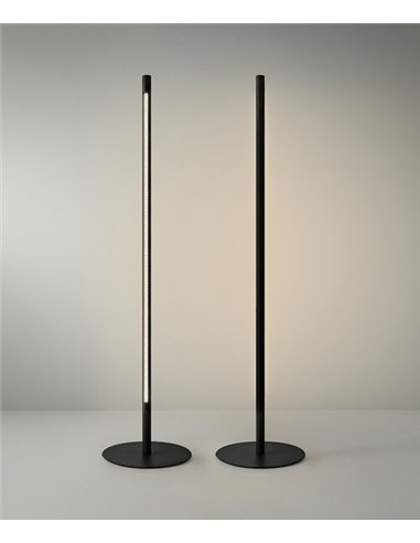 Solid F floor lamp - B.lux - Vertical tubular design with darklight optics and comfortable LED light