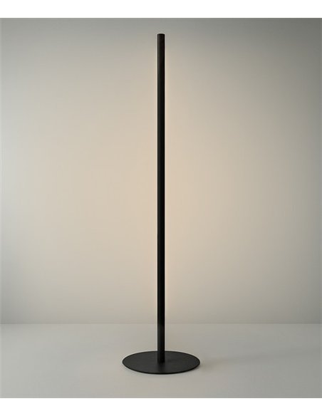 Solid F floor lamp - B.lux - Vertical tubular design with darklight optics and comfortable LED light