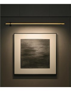 Solid W wall light - B.lux - Linear LED wall lamp for illuminating artwork and decorative areas
