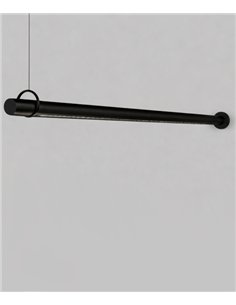 Solid WS wall light - B.lux - Suspended linear wall lamp with darklight optics 2