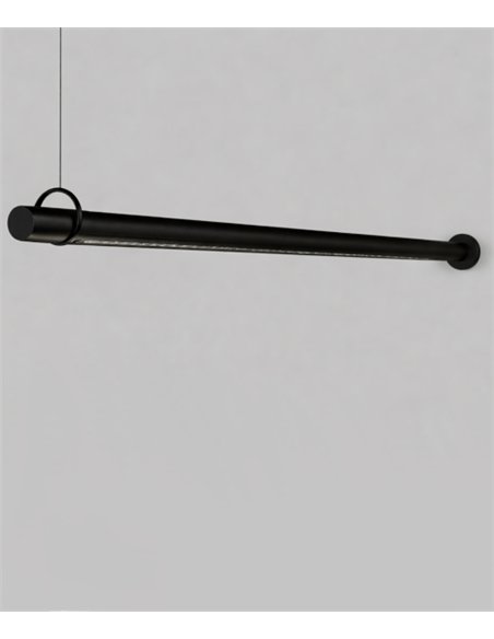 Solid WS wall light - B.lux - Suspended linear wall lamp with darklight optics