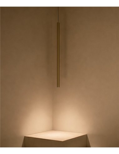 Solid SV pendant light - B.lux - Industrial-style vertical pendant in 3 sizes