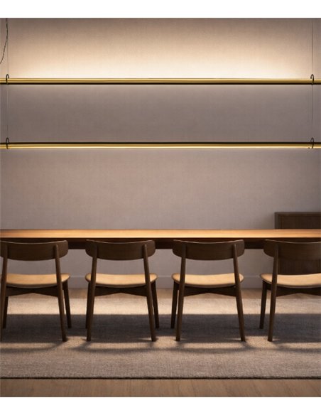 Solid SH pendant light - B.lux - Linear design with comfortable LED light and Push/DALI dimming