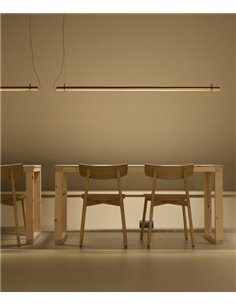 Solid SH pendant light - B.lux - Linear design with comfortable LED light and Push/DALI dimming