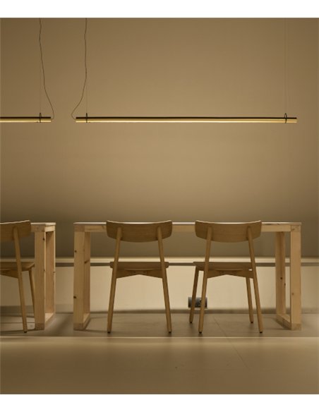 Solid SH pendant light - B.lux - Linear design with comfortable LED light and Push/DALI dimming