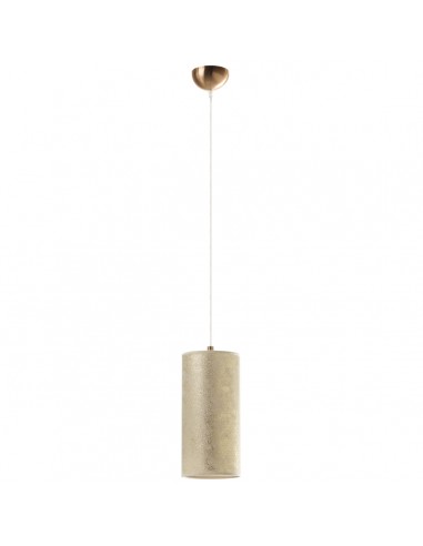 Pendant lamp in gold/silver synthetic...