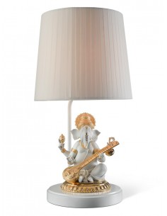 Porcelain Table Lamp - Veena Ganesha (Re-Deco) - Lladró