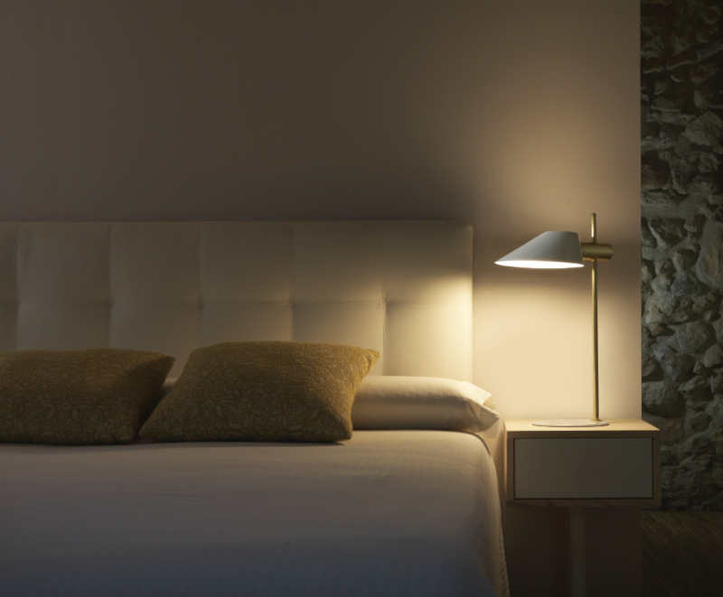 Lámpara de mesa de estilo nórdico lámpara de noche para dormitorio  lu 